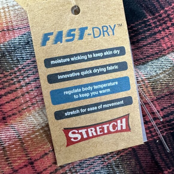 Tailor Vintage LuxePerformance Plaid Shirt Size S Stretch Long Sleeve Button-Up - Picture 5 of 6